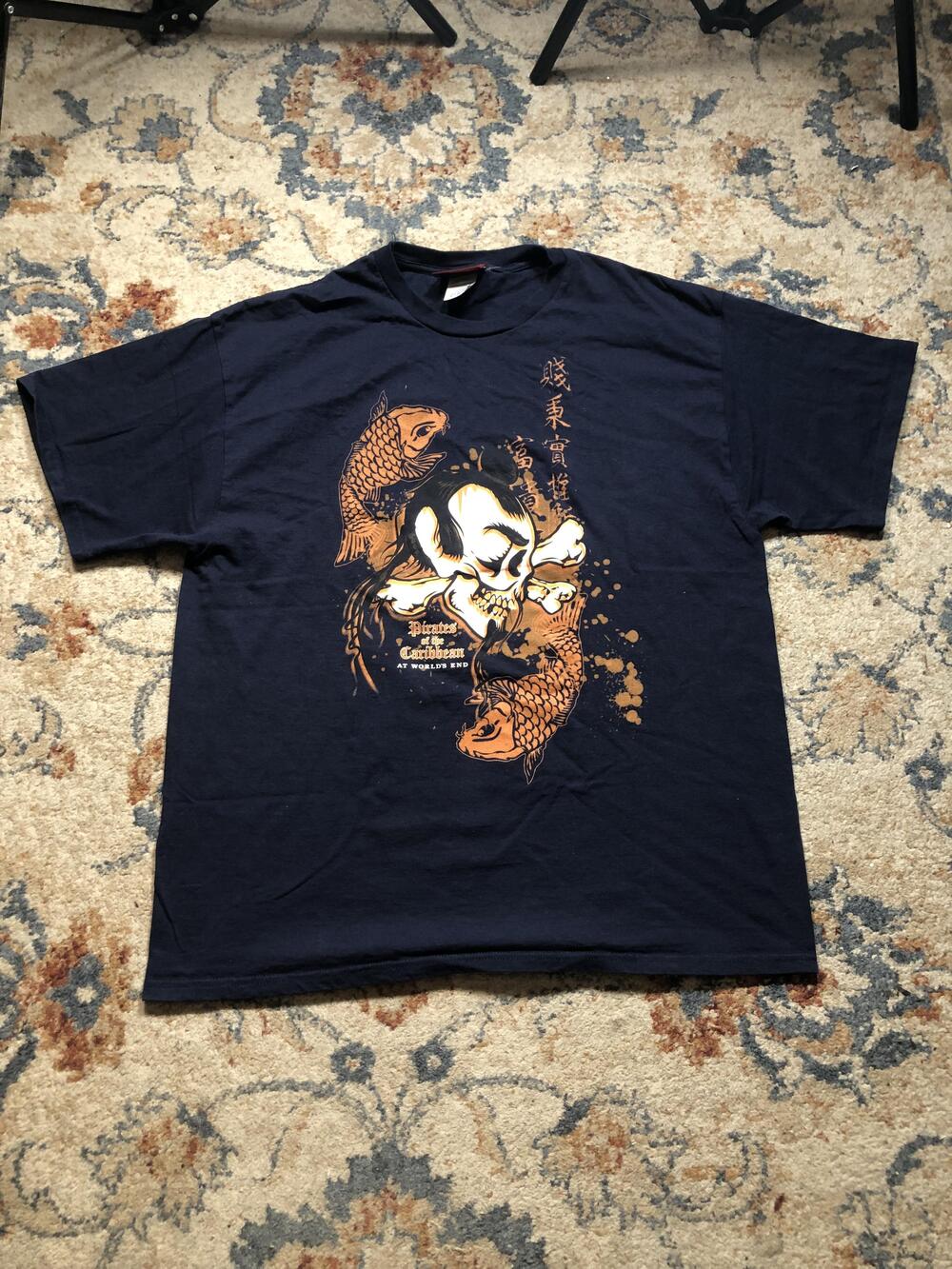 Pirates of the Caribbean Shirt Mens XL At World's End Disney Graphic Tee